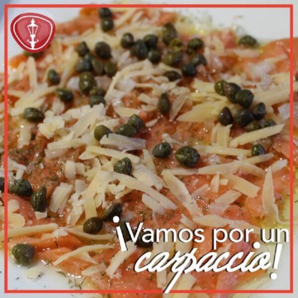 Carpaccio de Salmon Ahumado Honoré